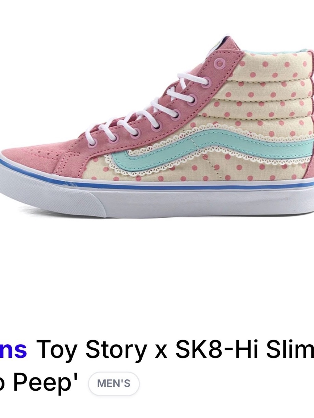 Vans x Toy Story “Bo Peep” Sneakers